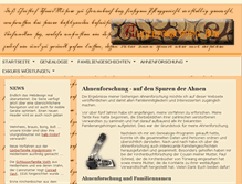 Tablet Screenshot of ahnenforschung-bub.de